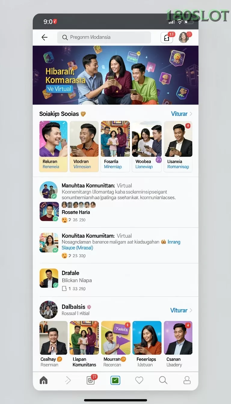 Cuplikan layar DINGDONG77 — aktivitas